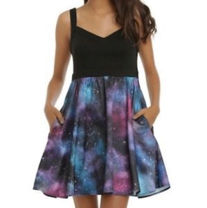 Hot Topic Galaxy star dress, size medium